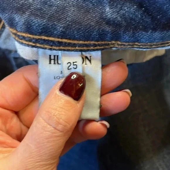 Hudson Collin Skinny Denim, Size 25 - Picture 8 of 11